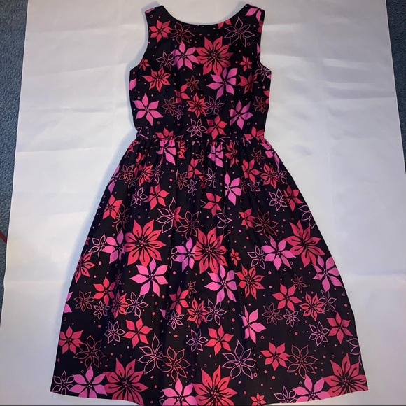 Lilly Pulitzer Dresses & Skirts - Vintage Lilly Pulitzer 100% Silk Swing Sleeveless Dress Floral Navy Pink 4